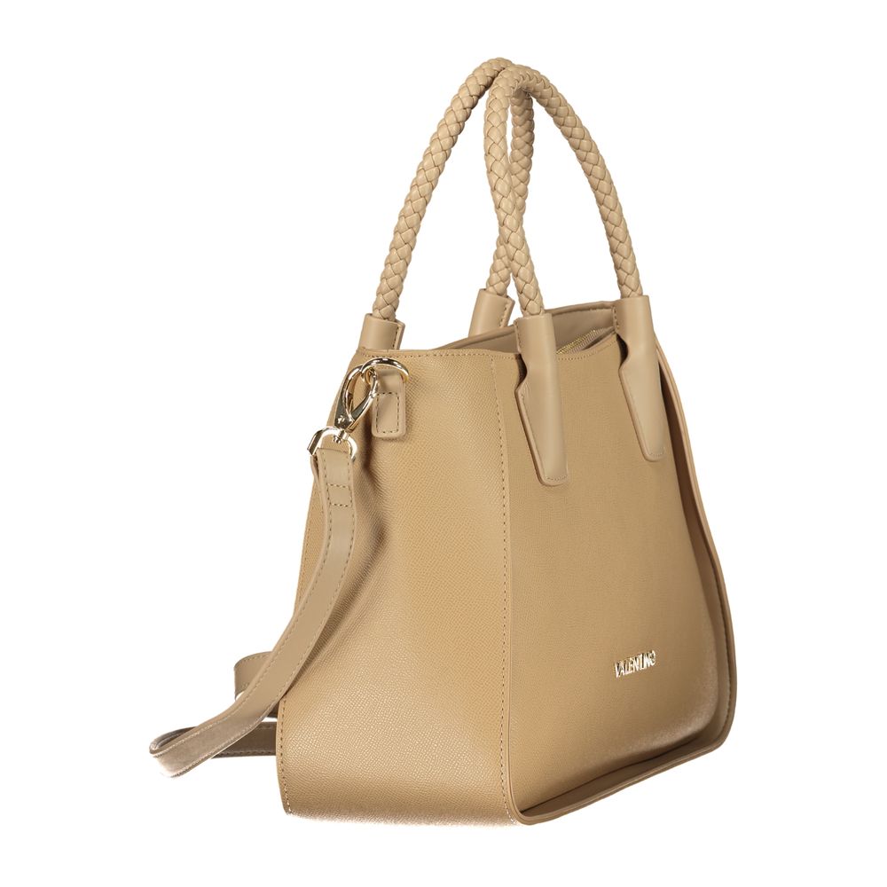 Mario Valentino Beige Polyurethane Women's Top-Handle Bag - Ref VA-44640
