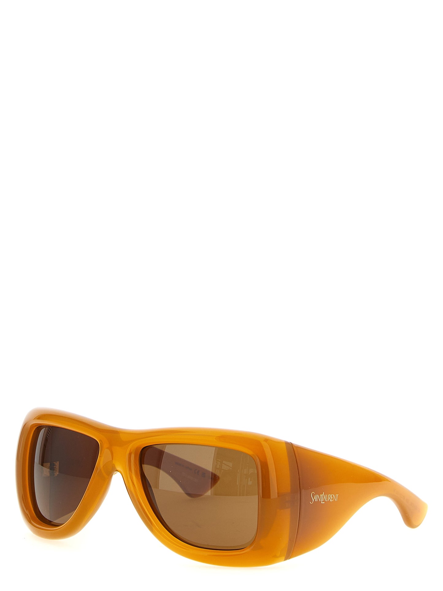 Saint Laurent Orange Acetate Sunglasses