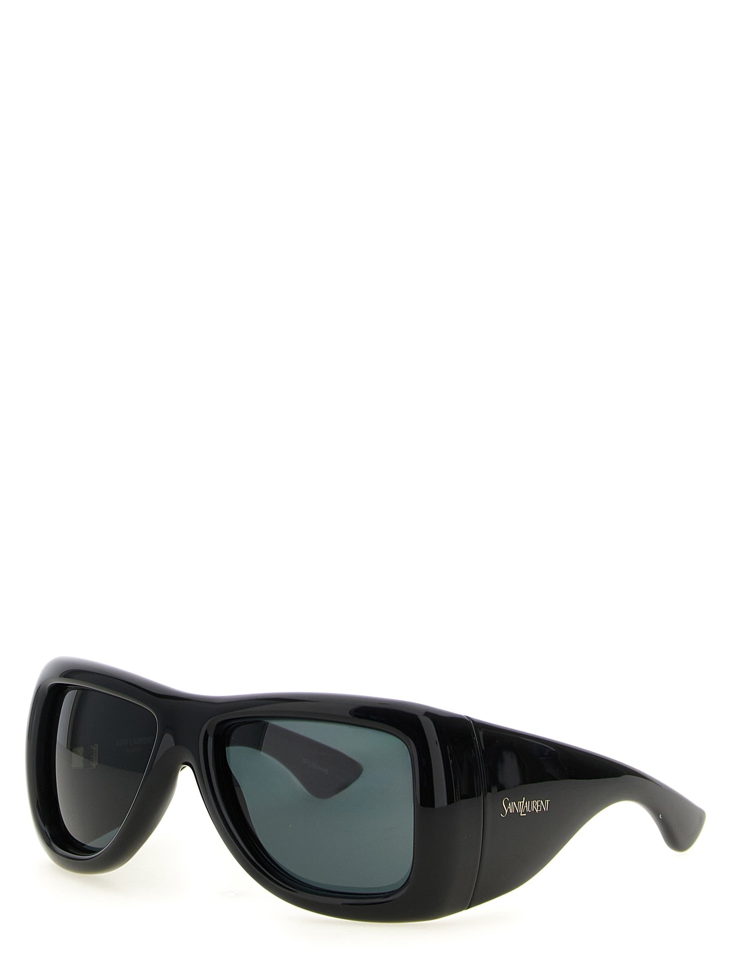 Saint Laurent Black Acetate Sunglasses