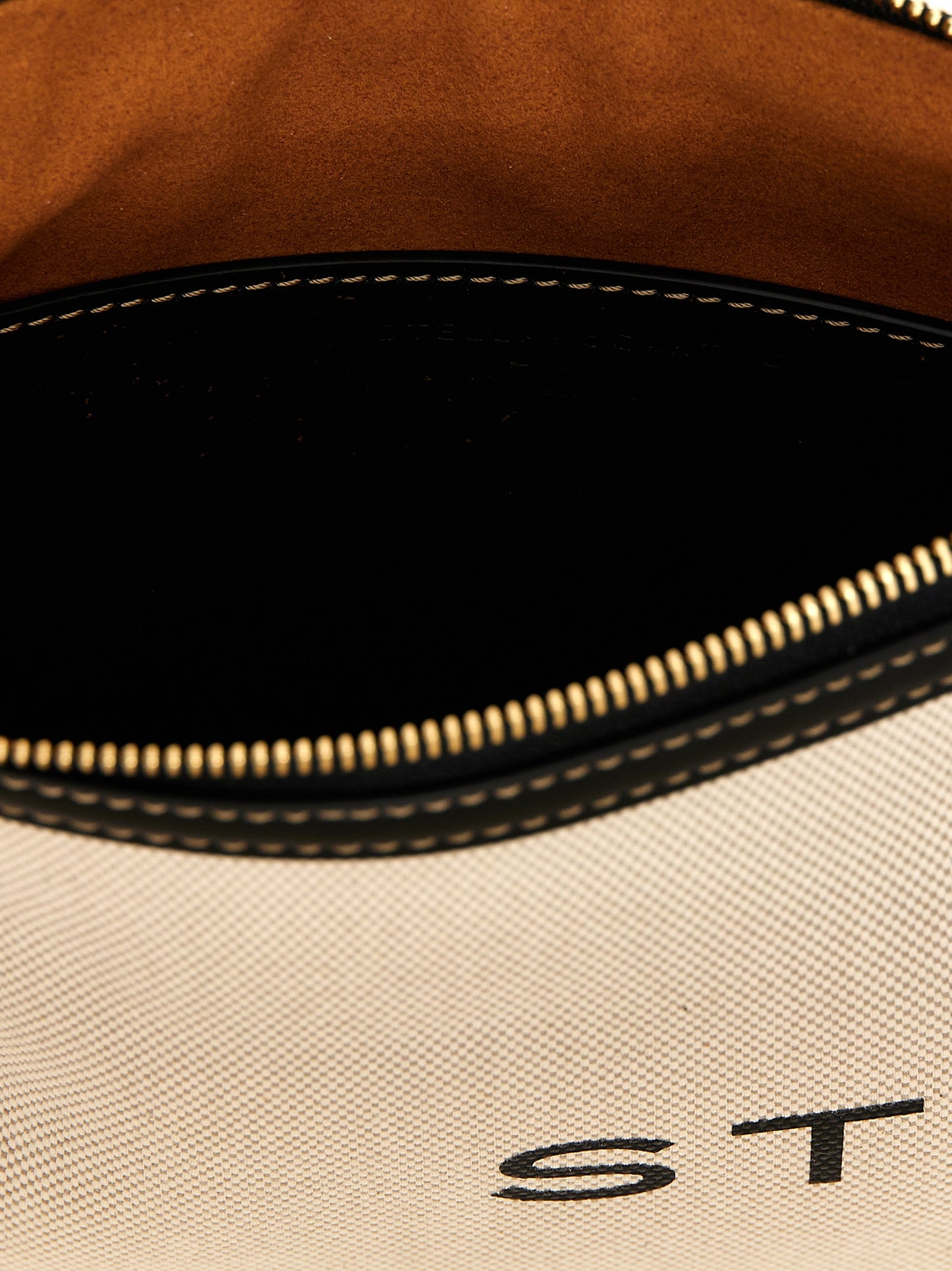 Stella McCartney Beige Cotton Clutch Bag