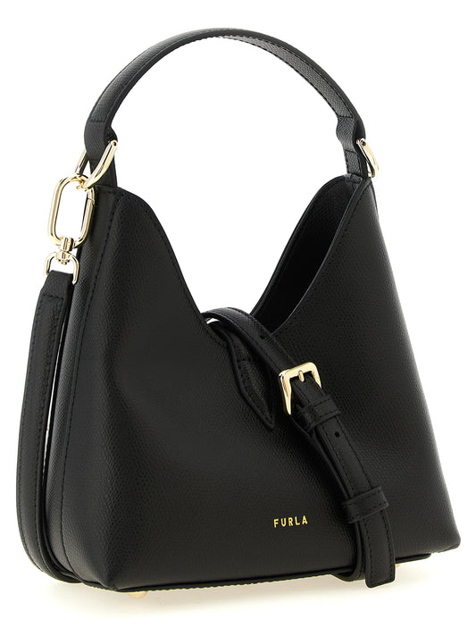 Furla Black Calfskin Handbag
