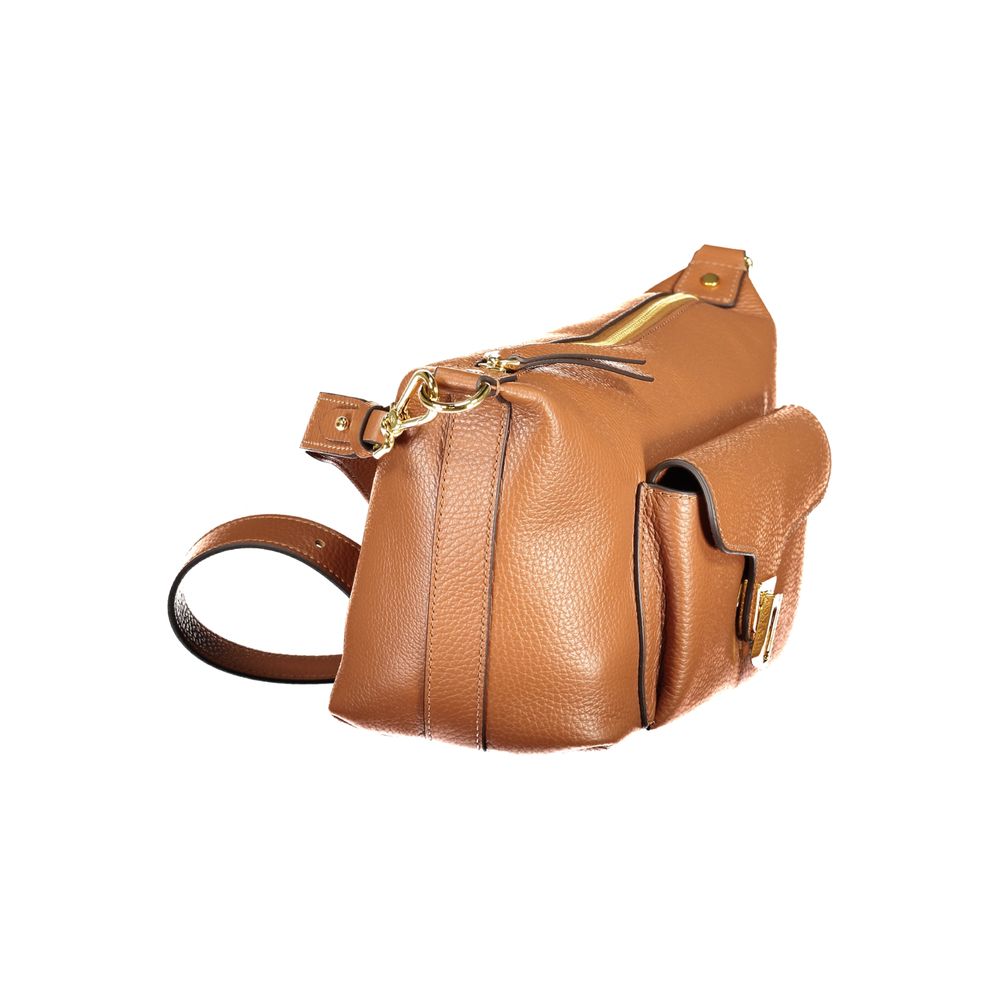 Coccinelle Brown Leather Handbag – coccinelle-brown-leather-handbag-2