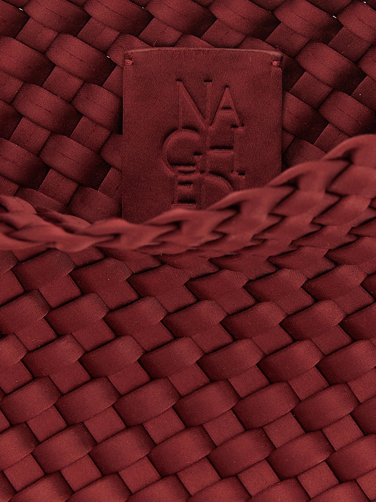 NAGHEDI Red Polyester Clutch Bag
