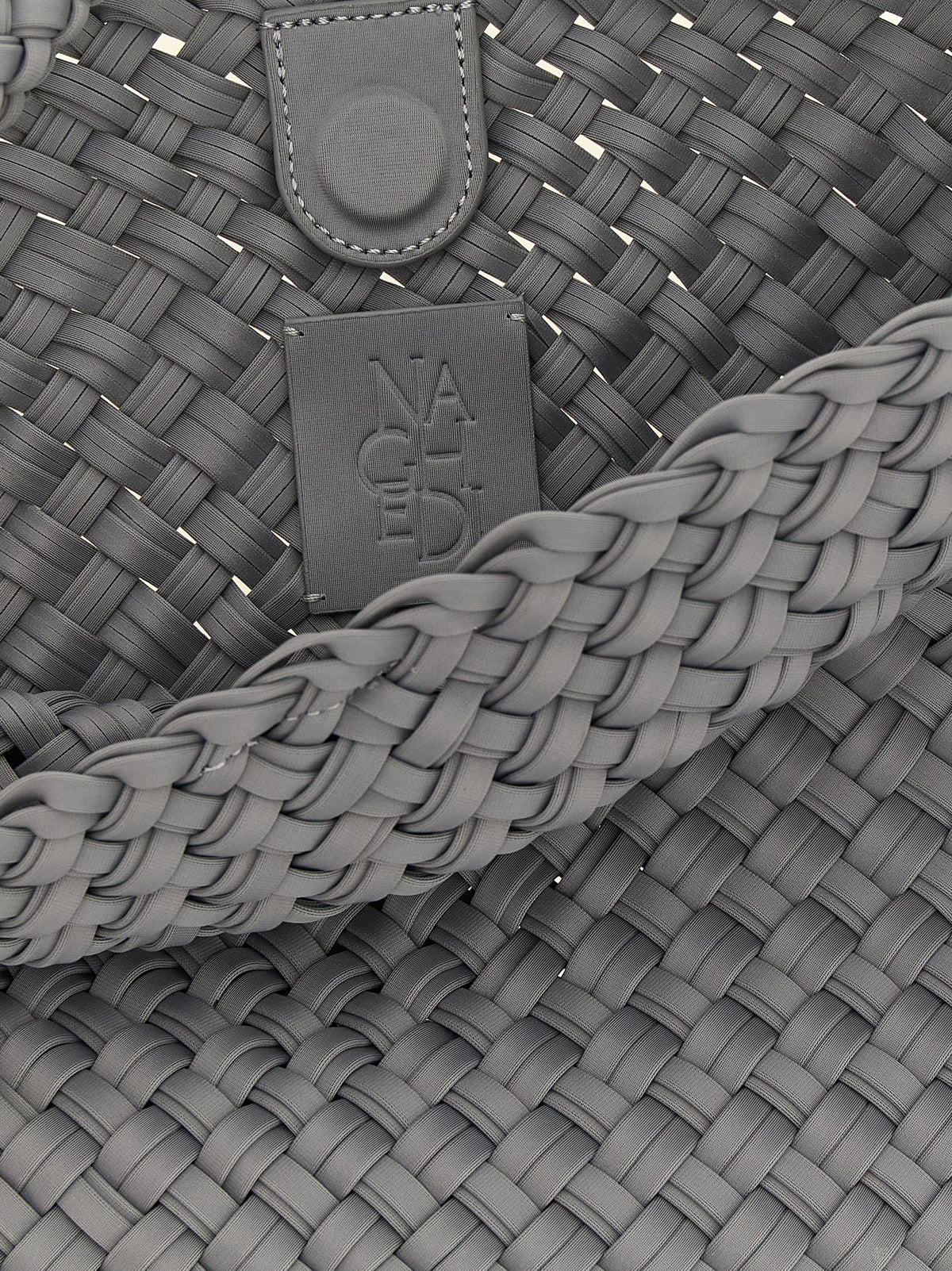 NAGHEDI Gray Nylon Shoulder Bag
