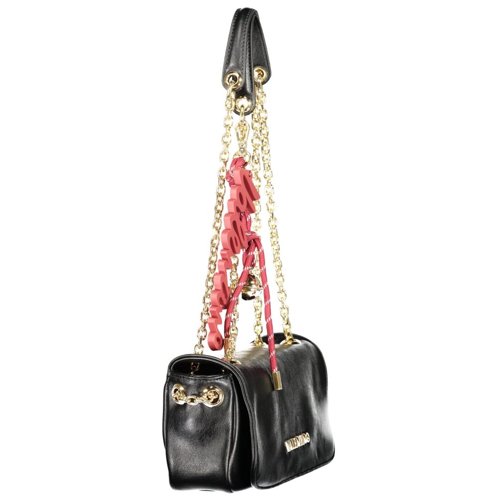 Mario Valentino Black Polyurethane Women's Bag