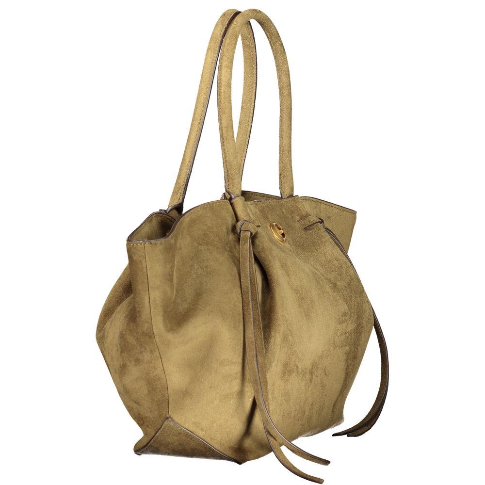 Guess Jeans Green Polyester Handbag