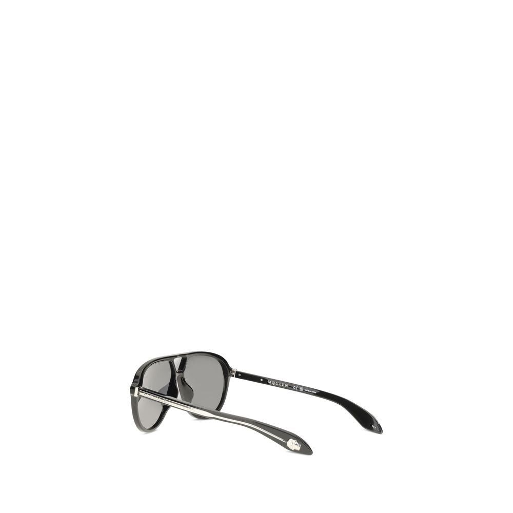 Gafas de sol Alexander McQueen de acetato negro