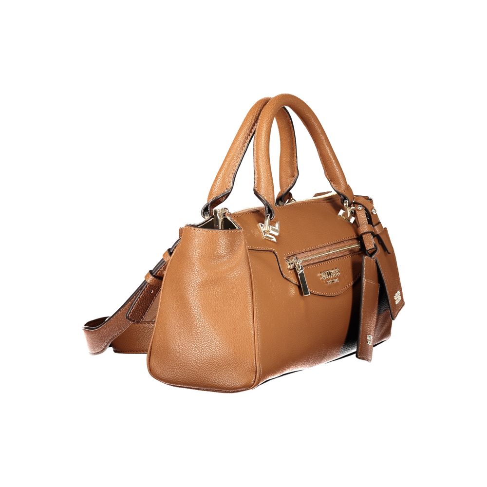 Bolso de mano Guess de polietileno marrón