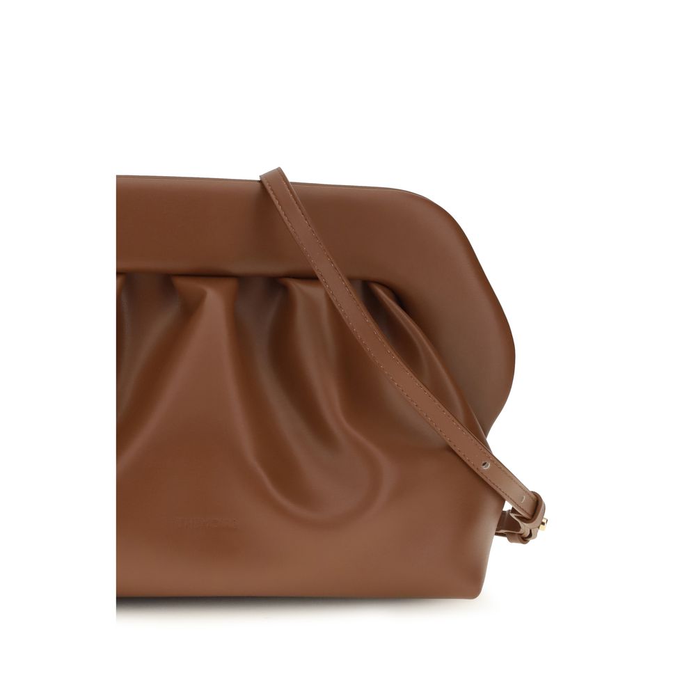Bolso de mano de piel vegana marrón THEMOIRè