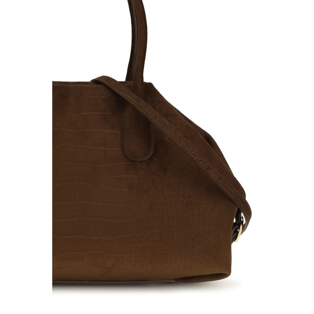 Bolso de mano THEMOIRè de ante marrón