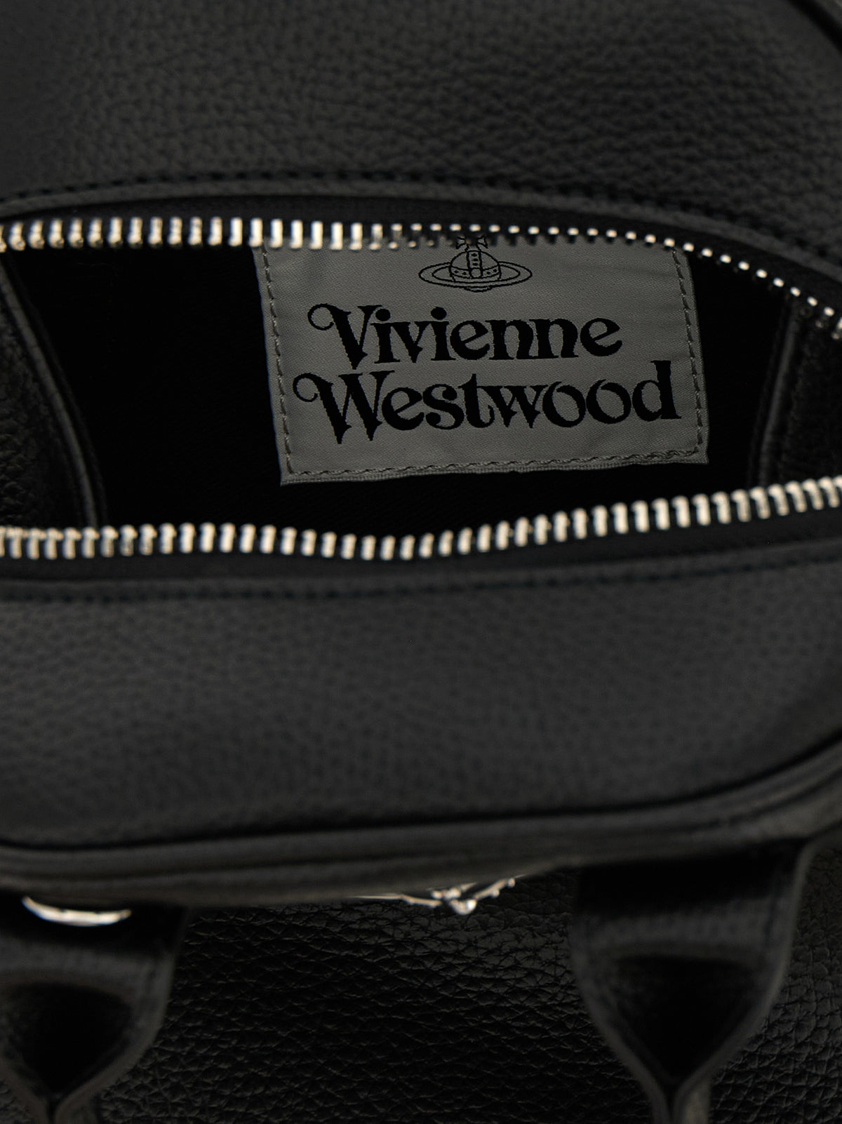 Vivienne Westwood Black Polyurethane Handbag