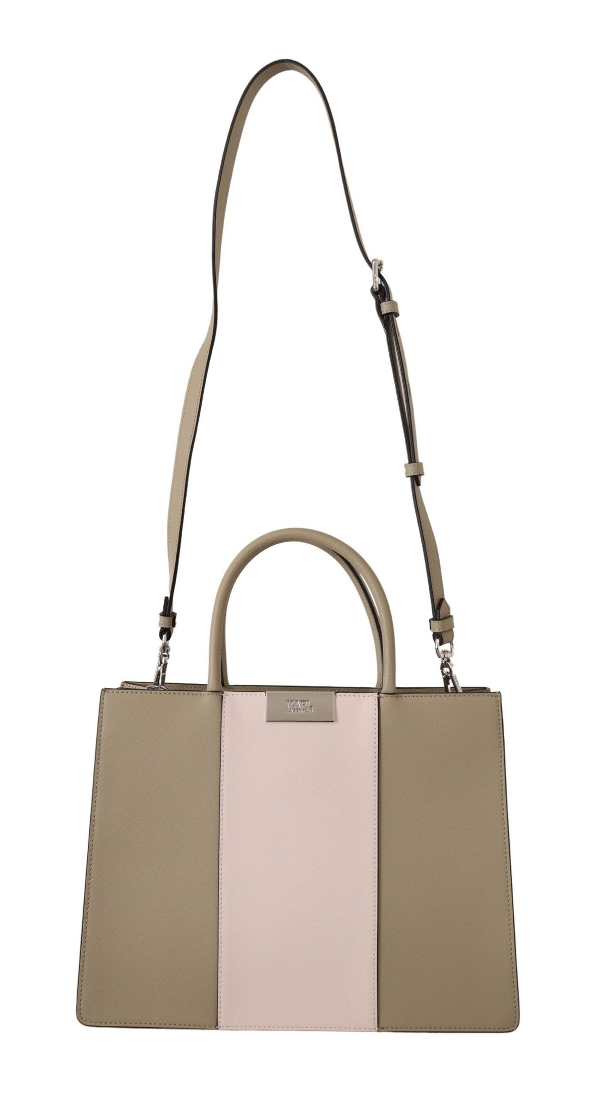 Bolso tote Karl Lagerfeld de poliuretano verde salvia