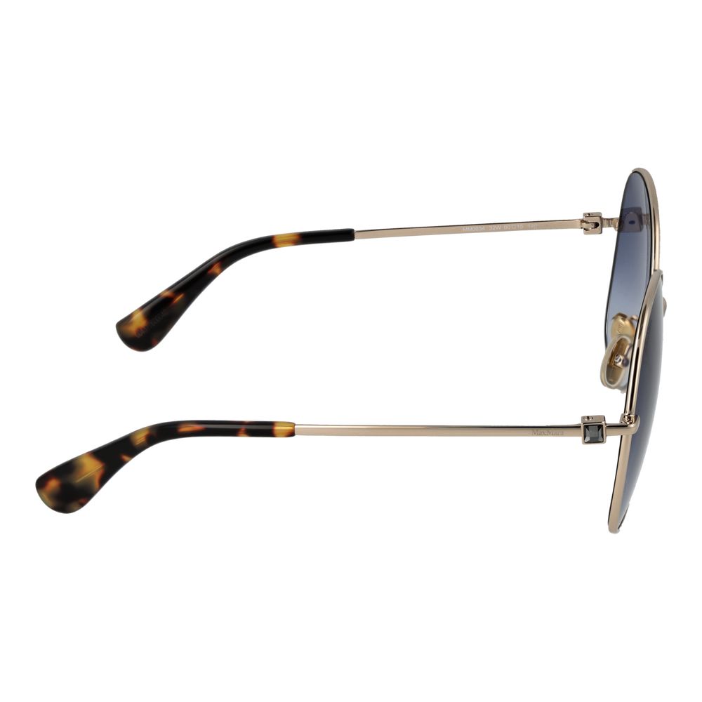Max Mara Gold Metal Sunglasses