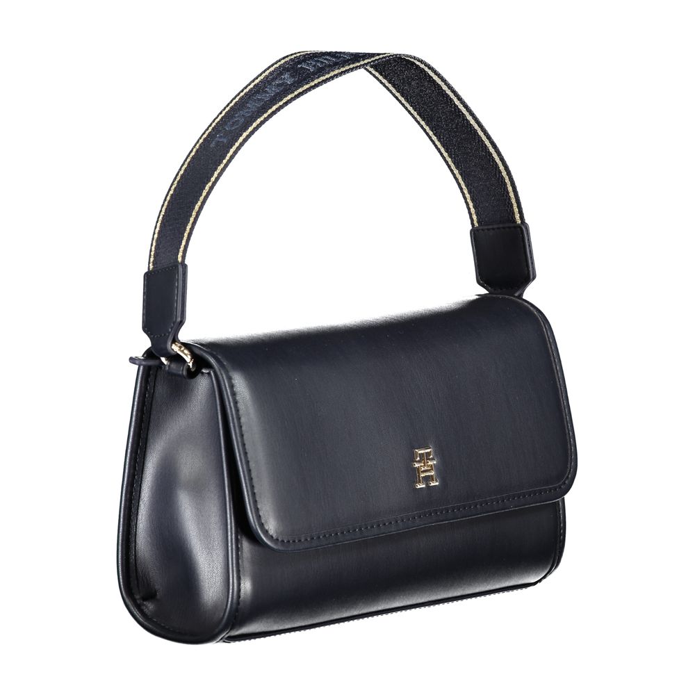 Tommy Hilfiger Blue Polyurethane Women's Shoulder Bag