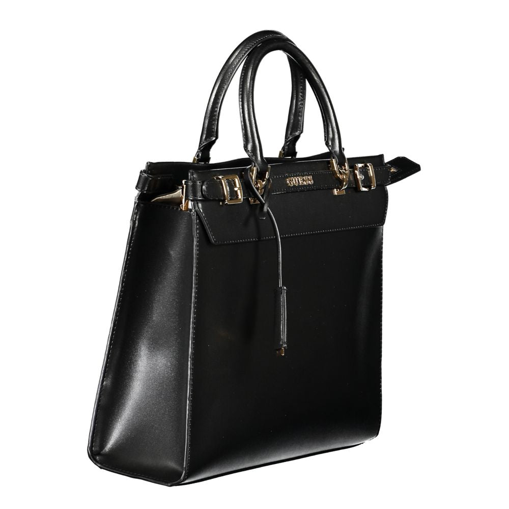Guess Jeans Black Polyurethane Women Handbag