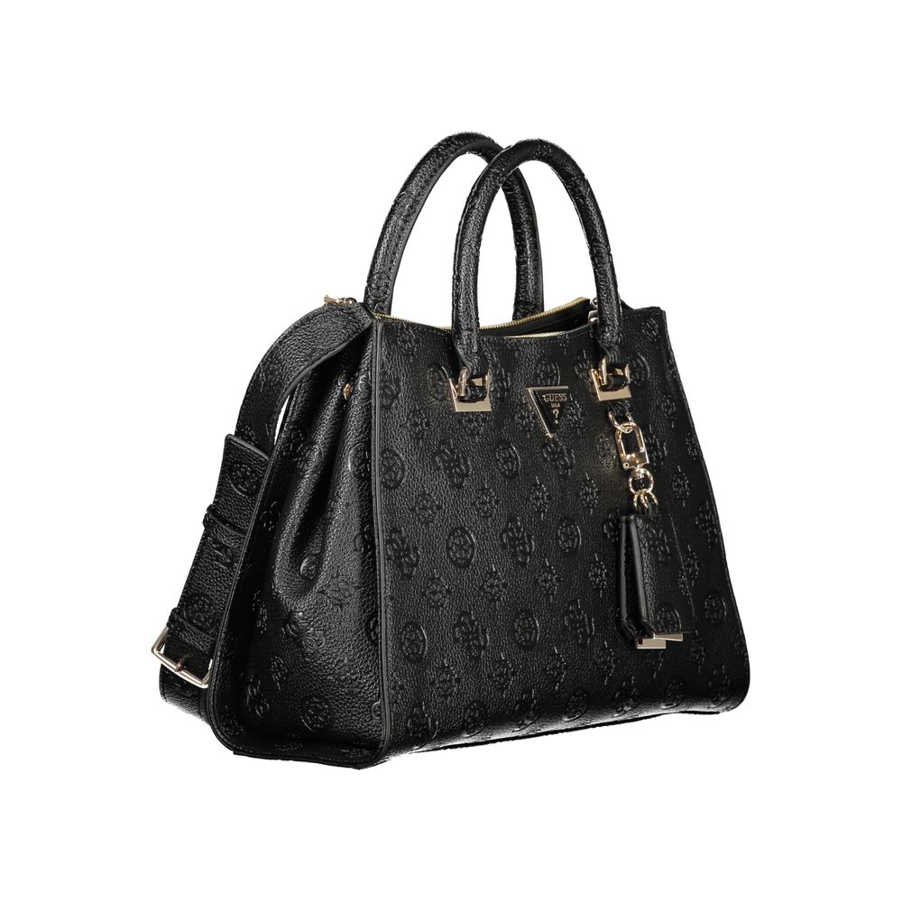 Guess Jeans Black Polyurethane Woman Handbag