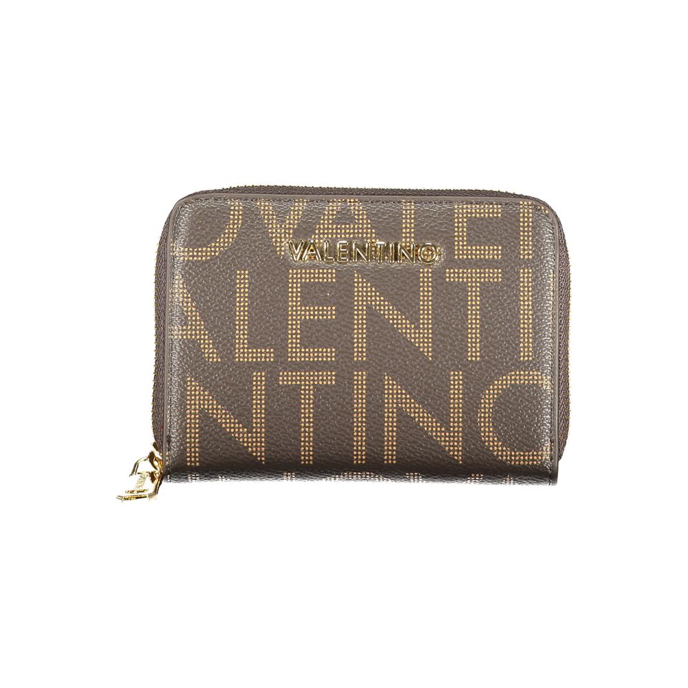 Mario Valentino Brown Polyurethane Women's Wallet