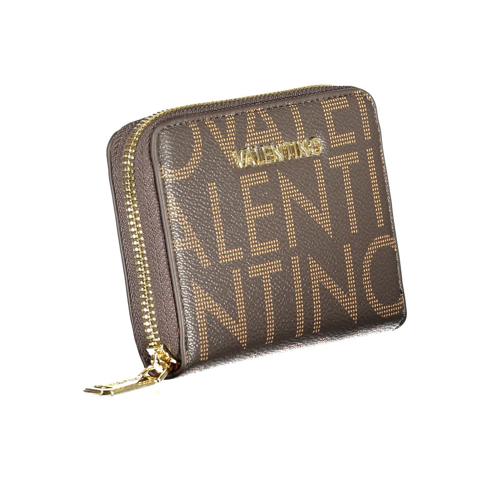 Mario Valentino Brown Polyurethane Women's Wallet