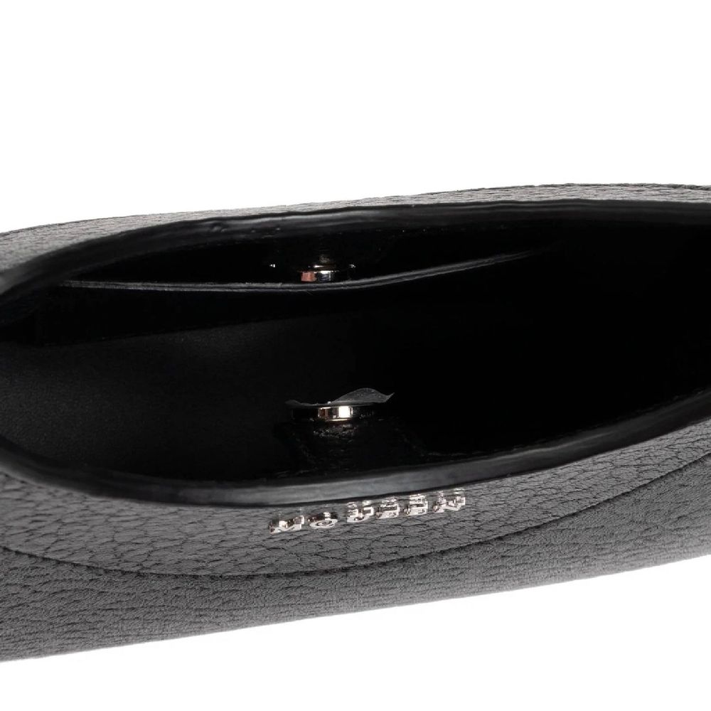 Alexander McQueen Black Lamb Leather Crossbody Bag