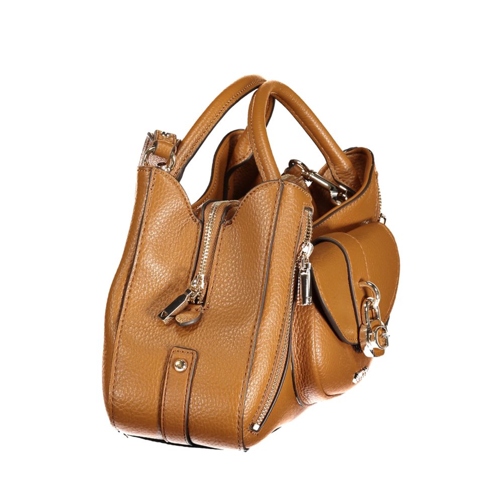 Guess Jeans Marrone Polyurethane Women Handbag