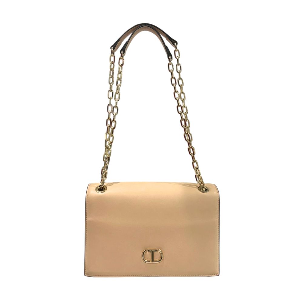 Twinset Pink PU Women Crossbody