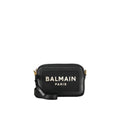 Balmain Black Cotton Shoulder Bag