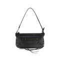 Balenciaga Black Lamb Ovis Aries Aries Shoulder Bag