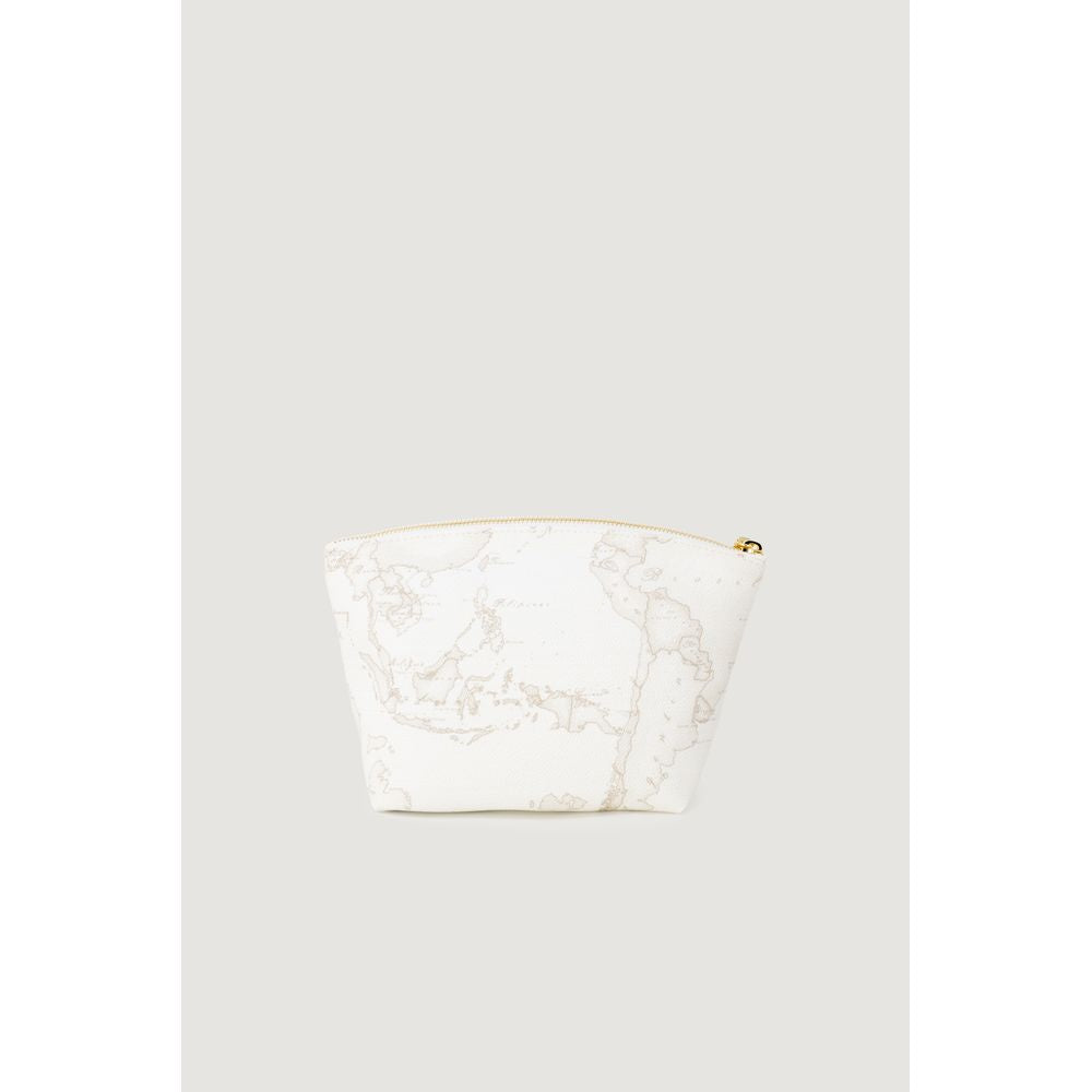 Alviero Martini Prima Classe White Polyester Clutch Bag