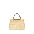 Valentino Garavani Beige Raffia Shoulder Bag