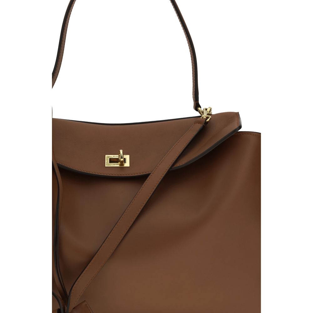 Balenciaga Brown Calf Leather Bos Taurus Shoulder Bag