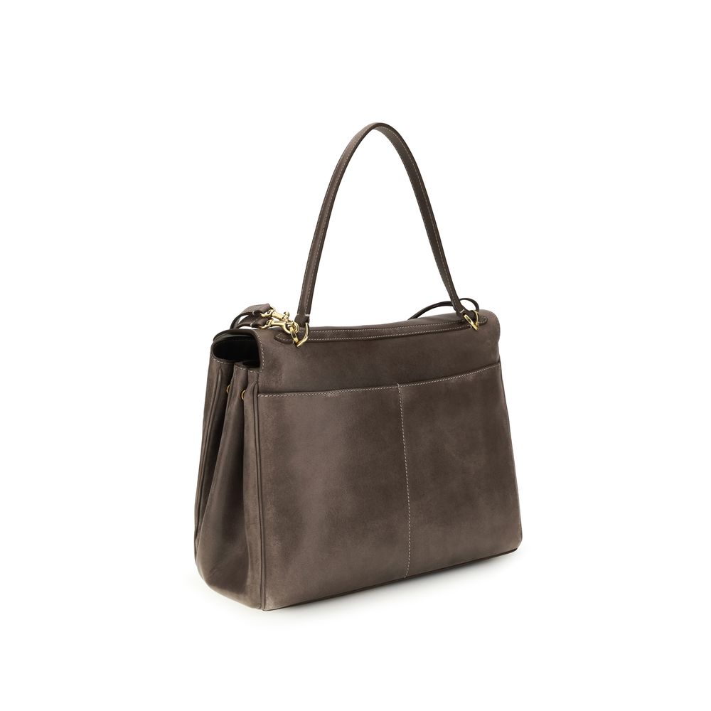 Balenciaga Gray Lamb Ovis Aries Aries Shoulder Bag