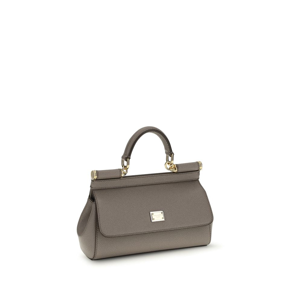 Dolce & Gabbana Brown Calf Leather Bos Taurus Shoulder Bag