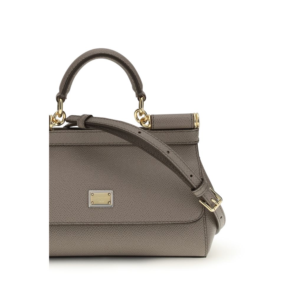 Dolce & Gabbana Brown Calf Leather Bos Taurus Shoulder Bag