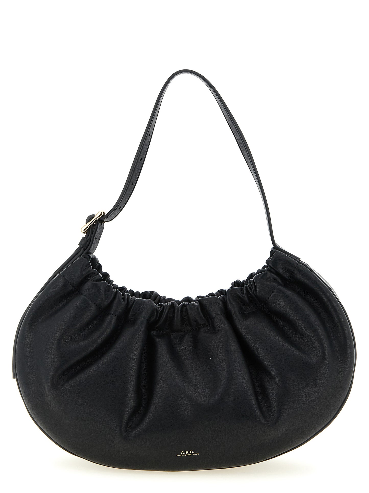 A.P.C. Black Polyethylene Shoulder Bag