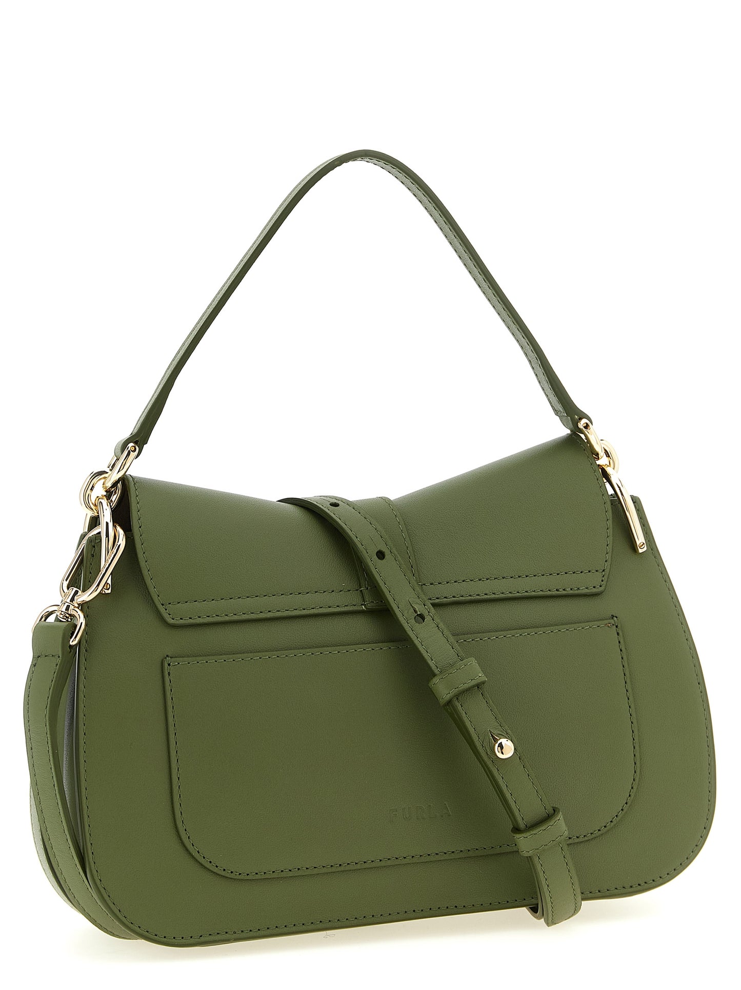 Furla Bicolor Calfskin Shoulder Bag