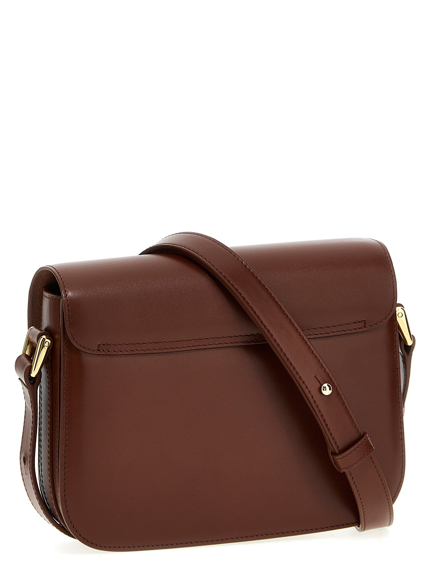 A.P.C. Brown Cowhide Crossbody Bag