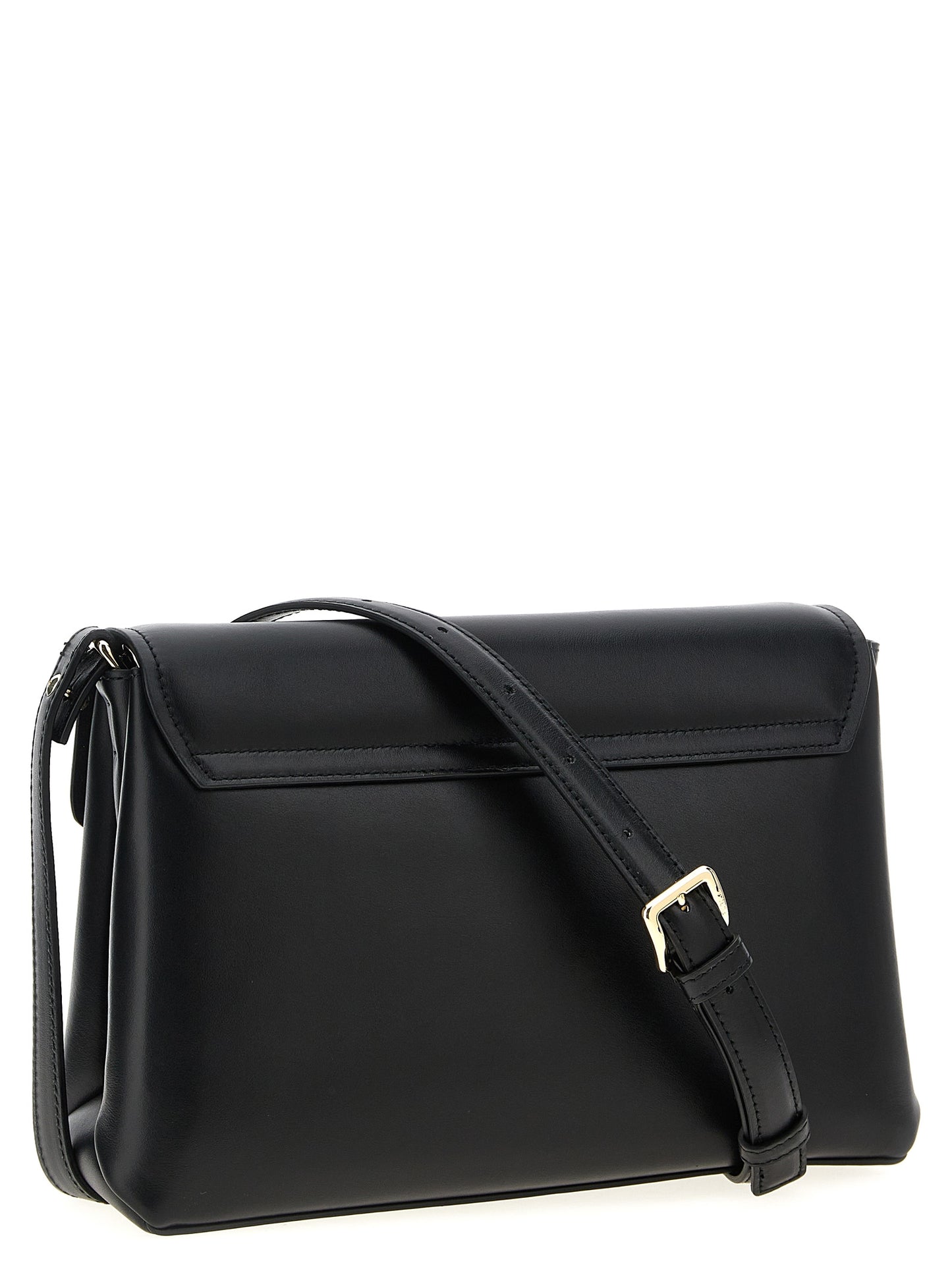 Furla Black Leather Shoulder Bag