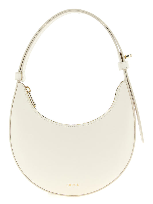 Furla White Leather Shoulder Bag