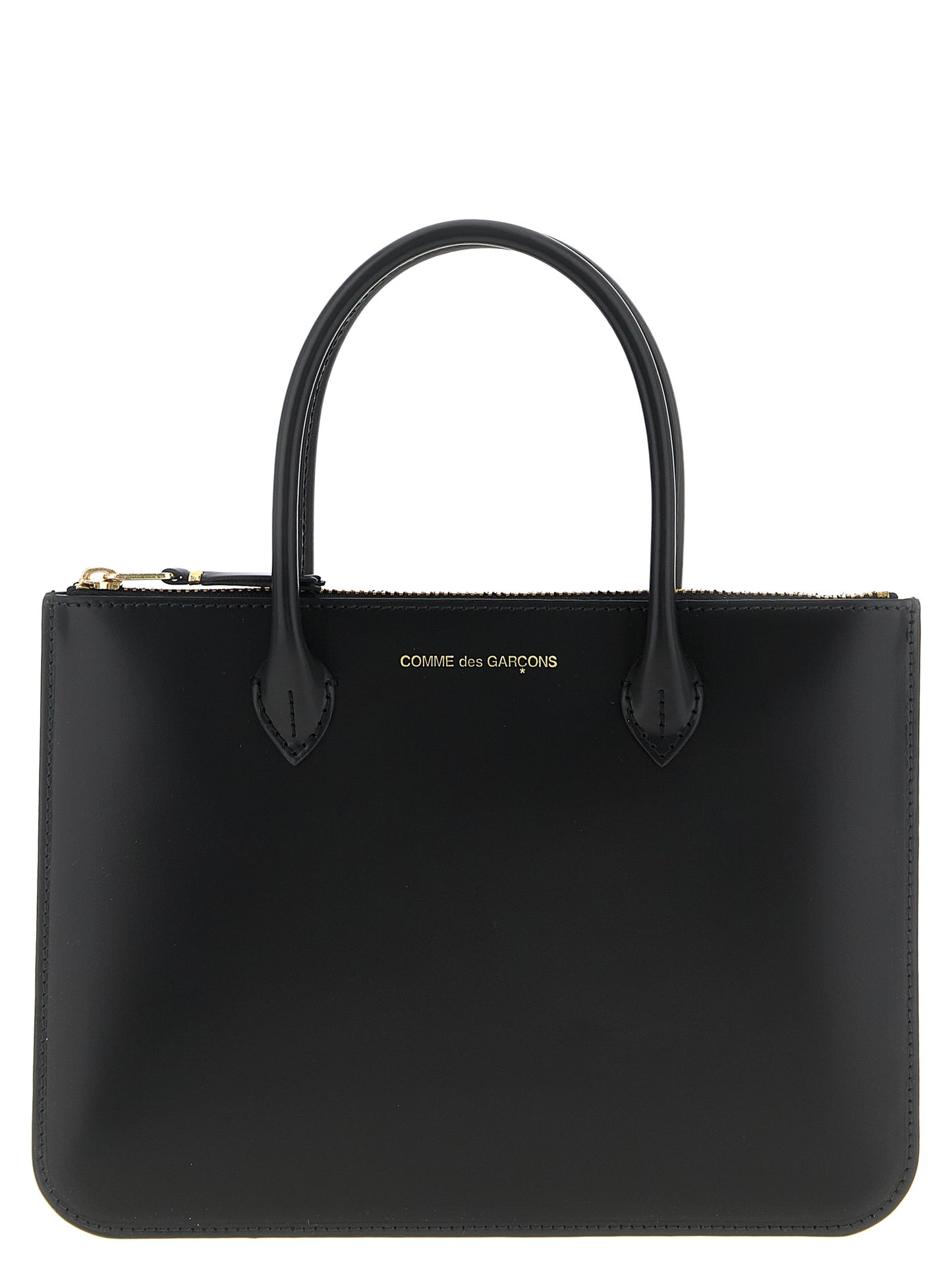 Comme Des Garçons Black Cowhide Handbag