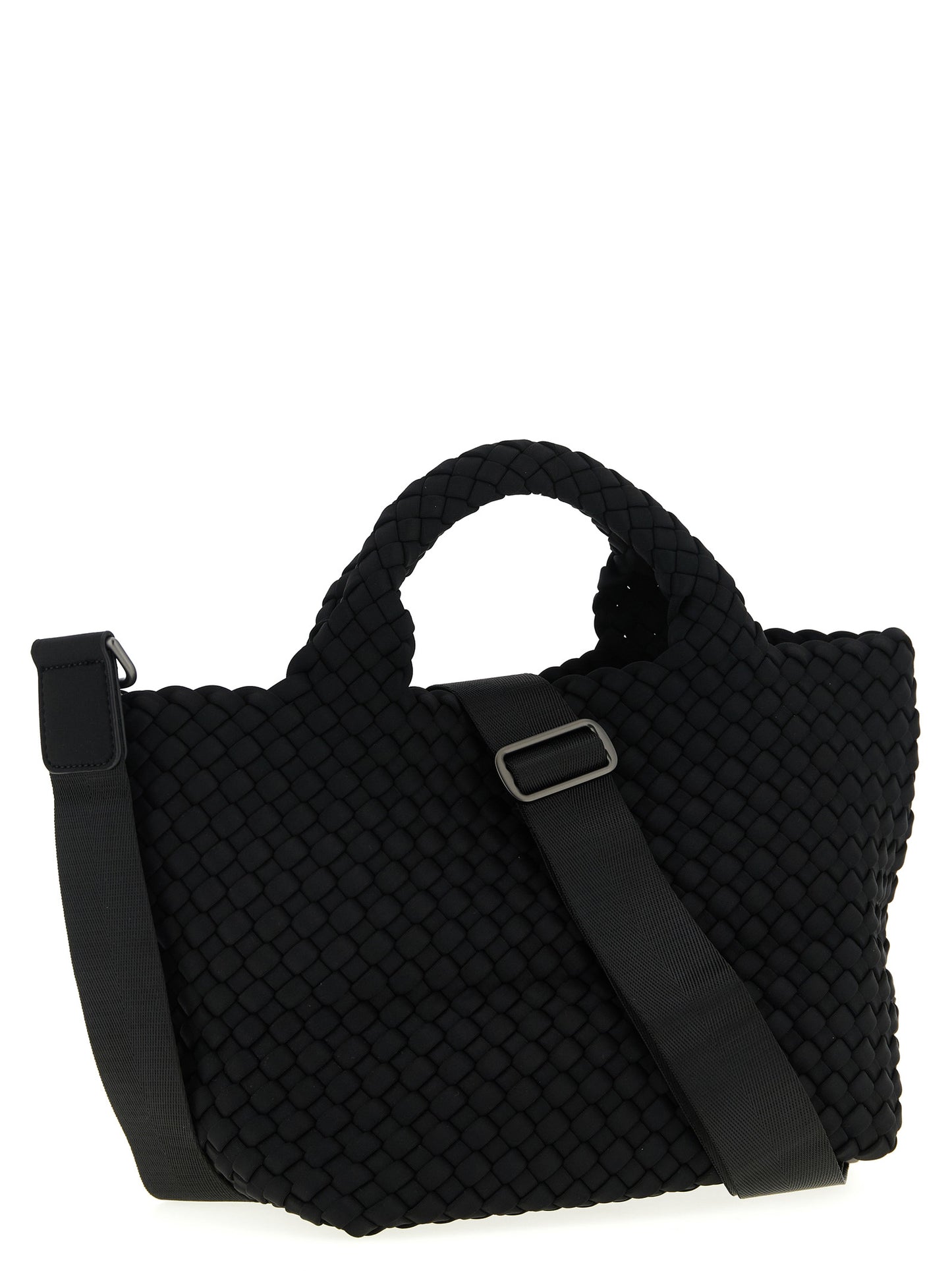 NAGHEDI Black Neoprene Tote Bag