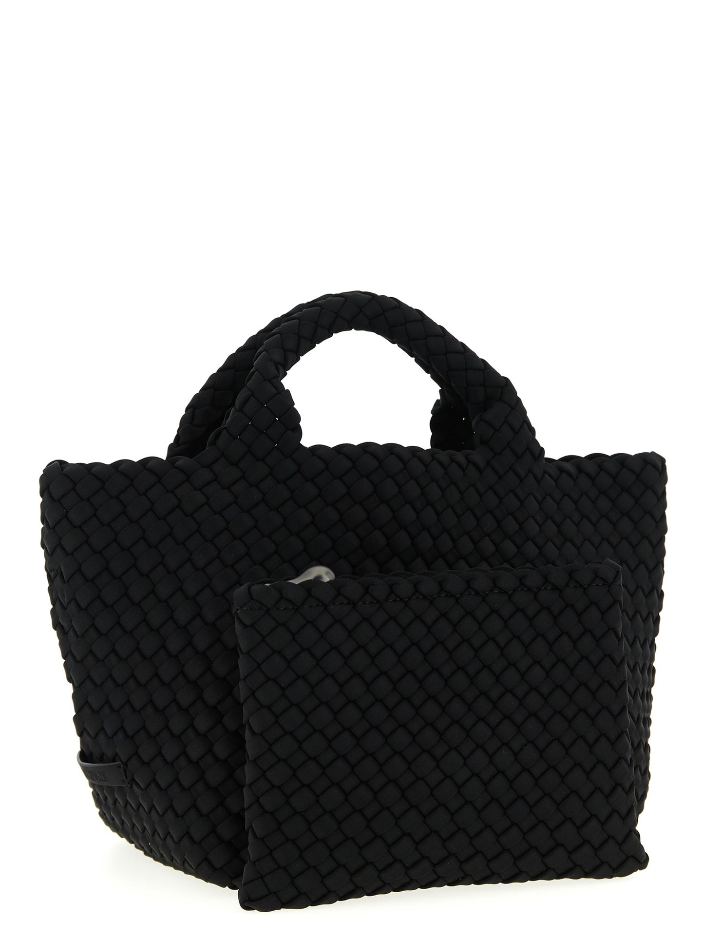 NAGHEDI Black Neoprene Tote Bag