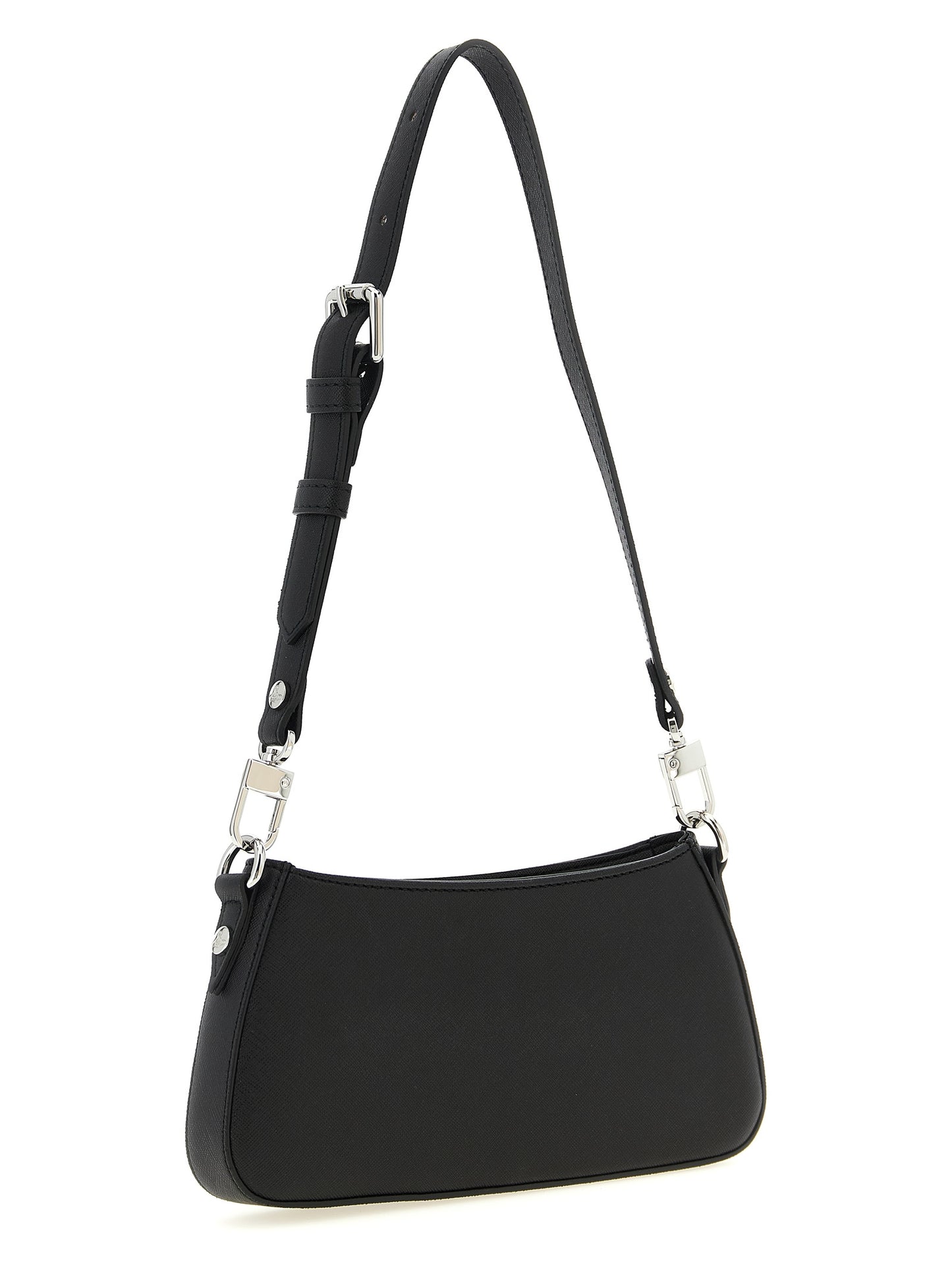 Vivienne Westwood Black Polyethylene Shoulder Bag