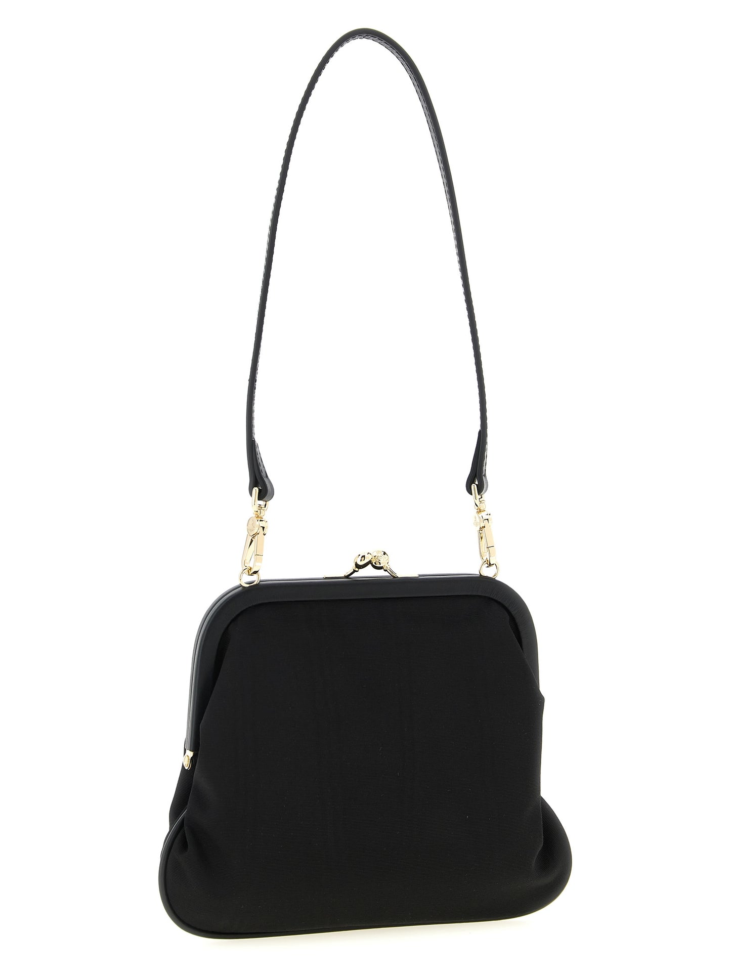 Vivienne Westwood Black Viscose Clutch Bag