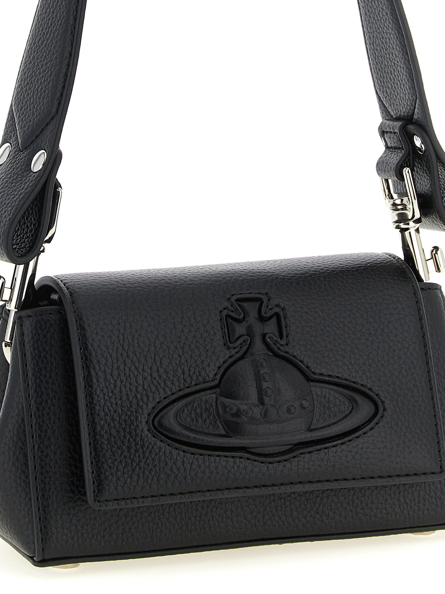Vivienne Westwood Black Polyethylene Shoulder Bag