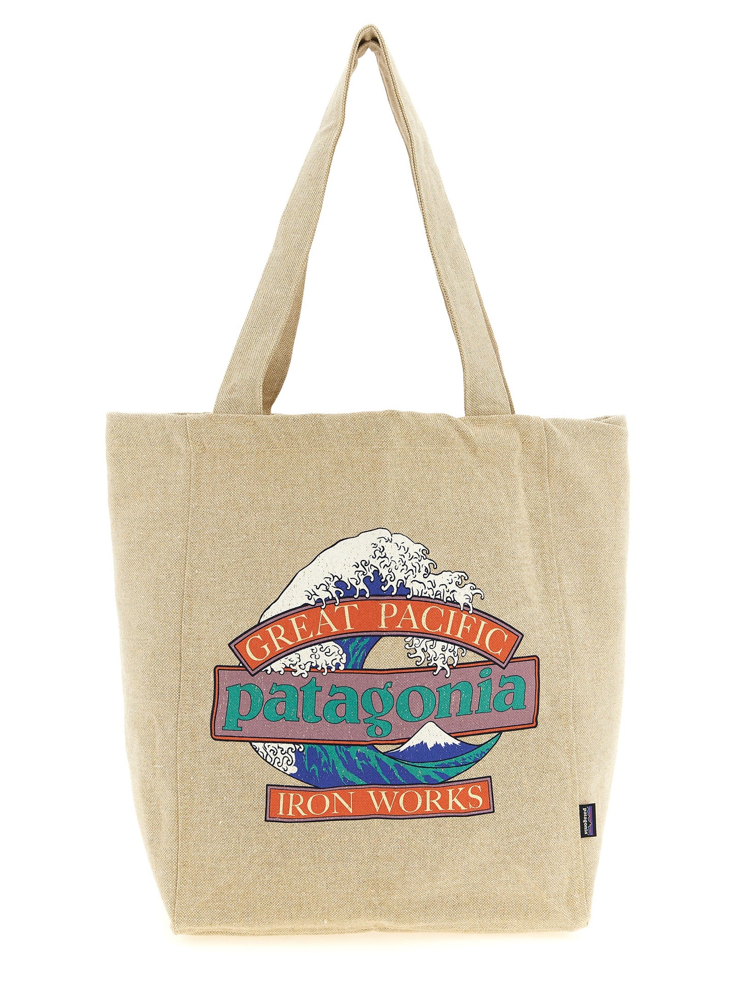 PATAGONIA Beige Cotton Tote Bag