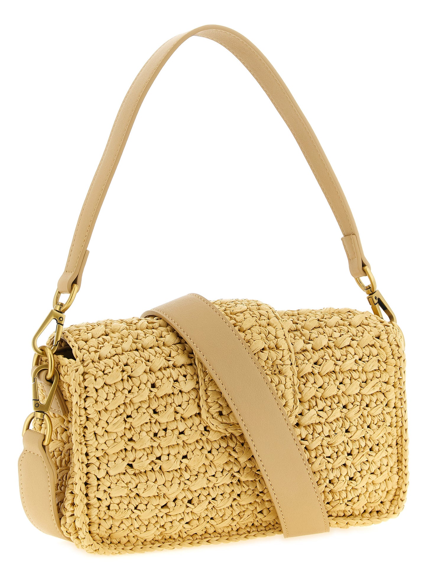 Twinset Beige Polypropylene Crossbody Bag