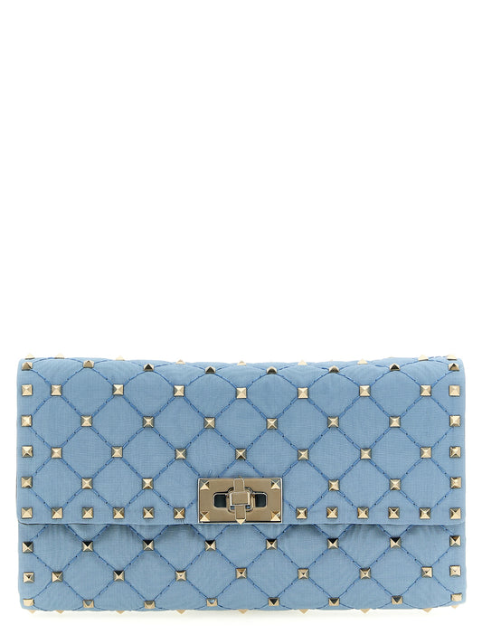 Valentino Garavani Blue Viscose Crossbody Bag