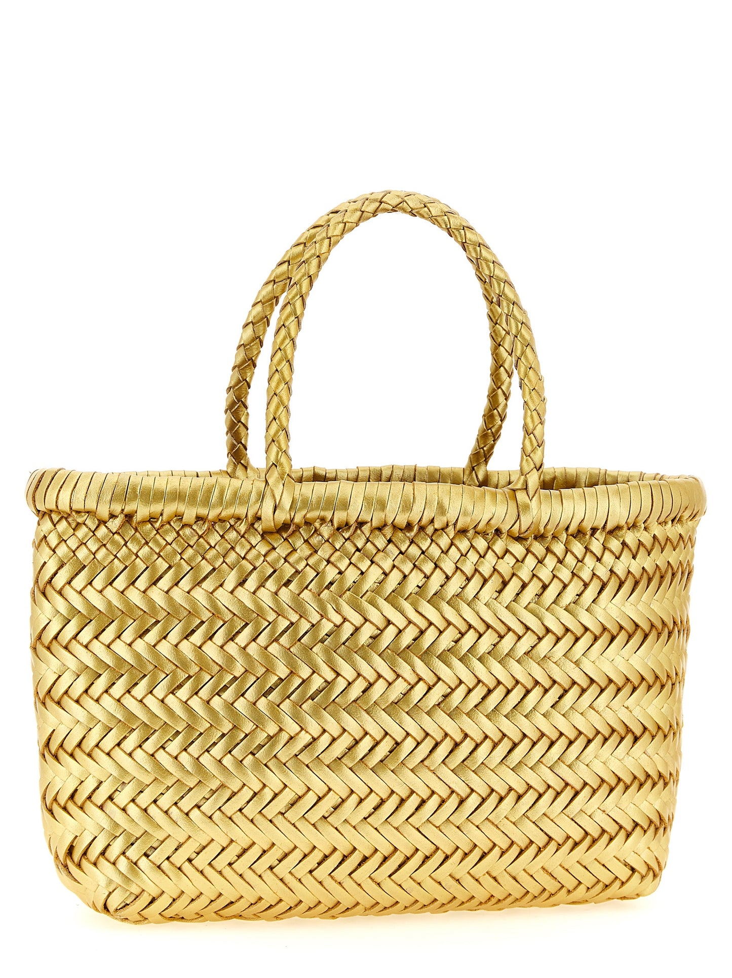 Dragon Diffusion Gold Calfskin Handbag