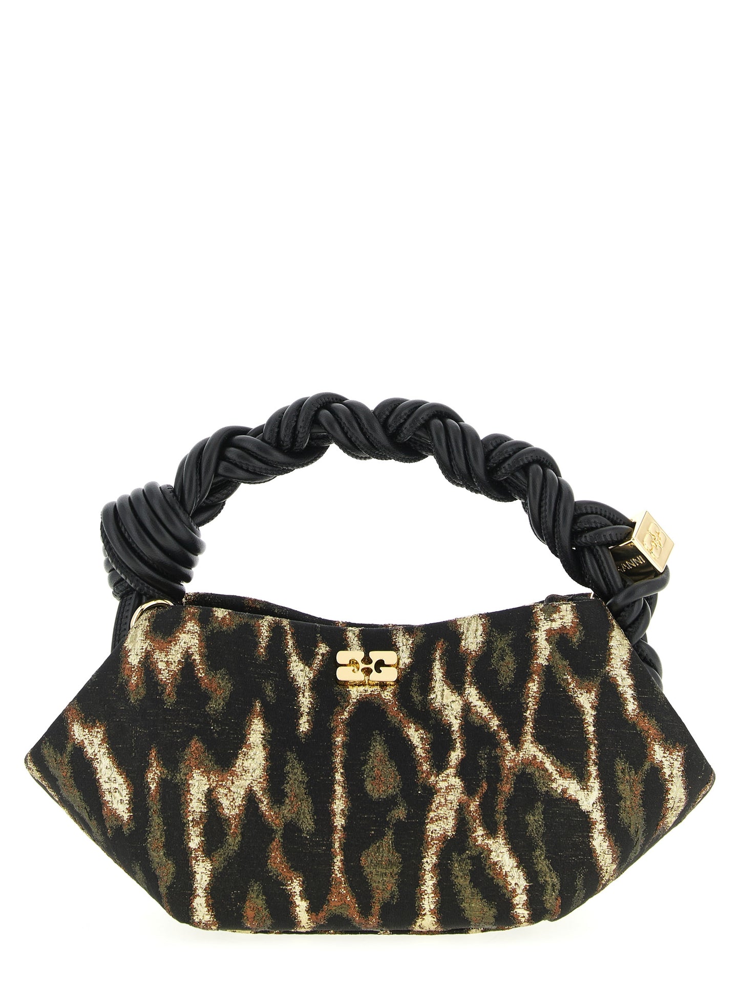 Ganni Brown Polyester Handbag