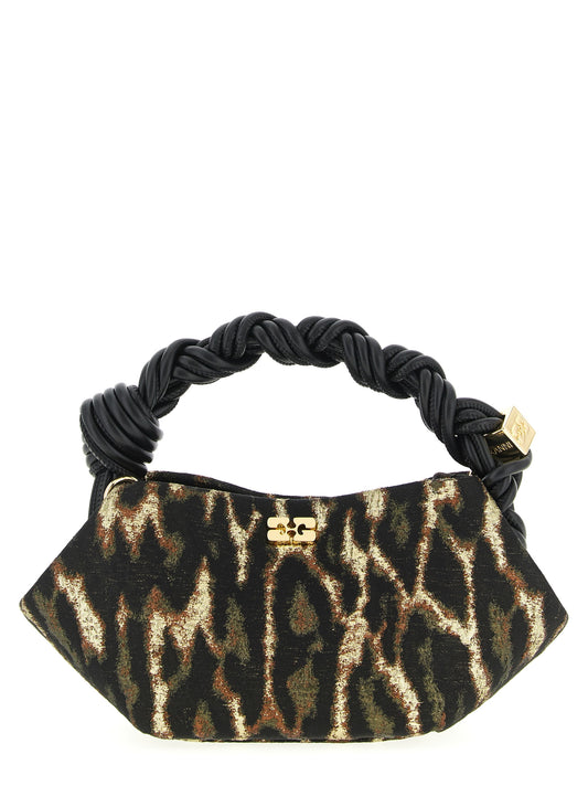 Ganni Brown Polyester Handbag